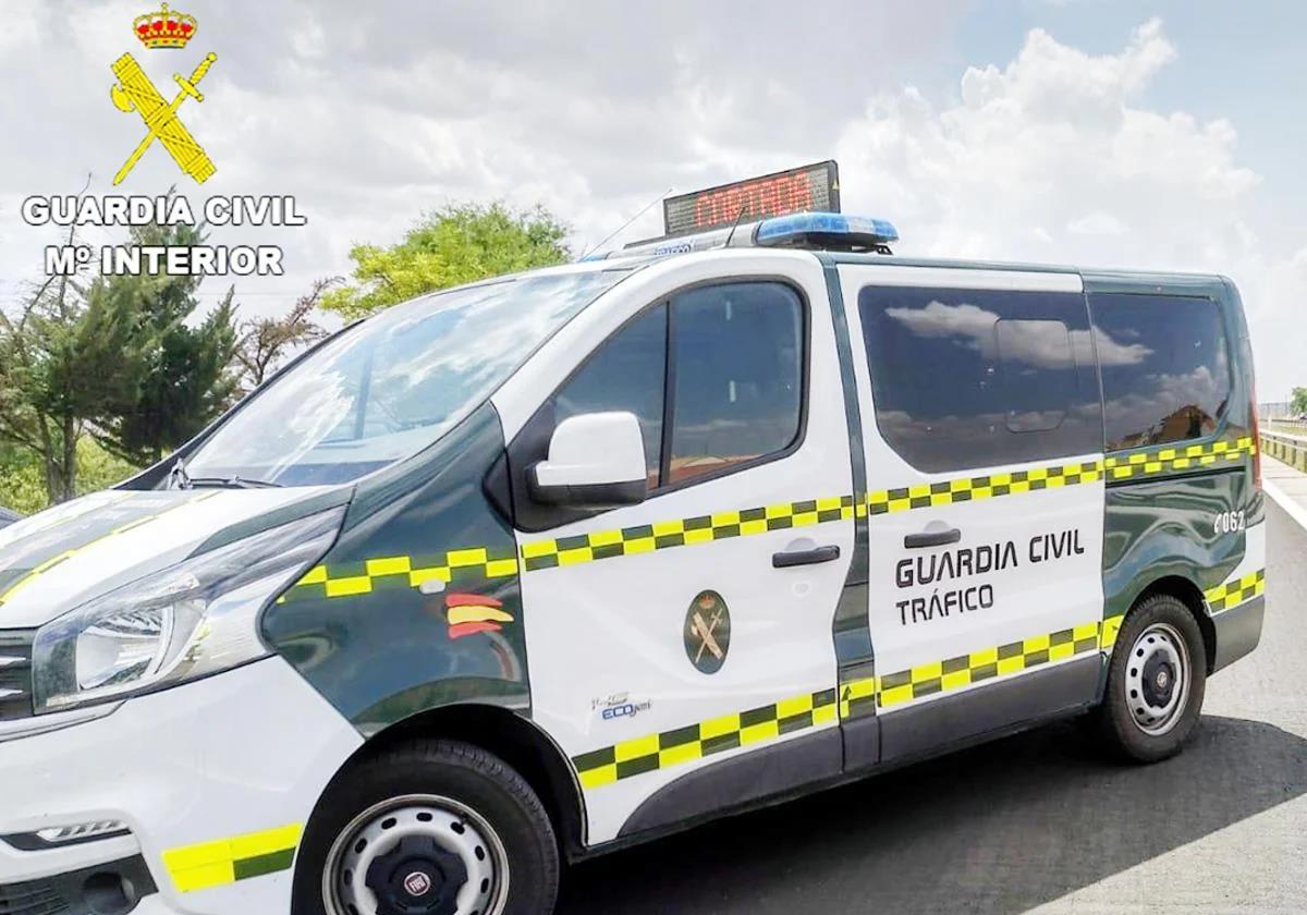 A Guardia Civil van.