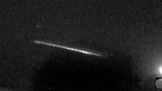This is the moment a spectacular fireball flew over Spain and Portugal
