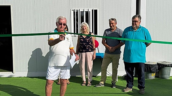 Almijara Bowls Club Nerja cuts ribbon on long-awaited new greens and club house