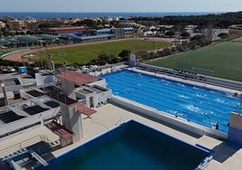 The outdoor Olympic pool Virgen del Carmen III.