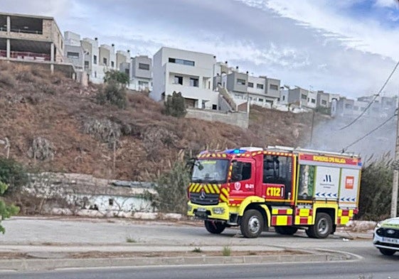 Emergency services at the Casillas de la Vía in Torre del Mar