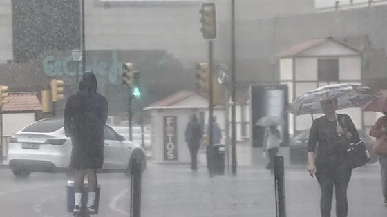 First heavy rains in Malaga province bring more than 50mm, with few incidents