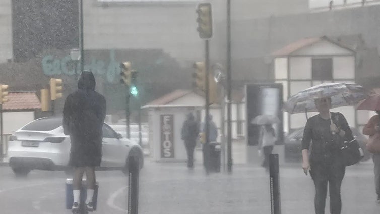 First heavy rains in Malaga province bring more than 50mm, with few incidents