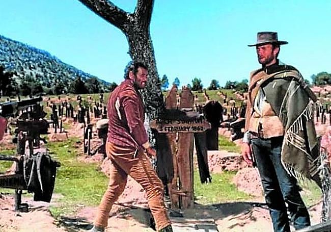 A scene from Sad Hill.