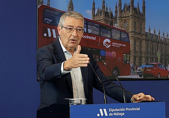 Francisco Salado presents the Costa del Sol's plans for the WTM in London.