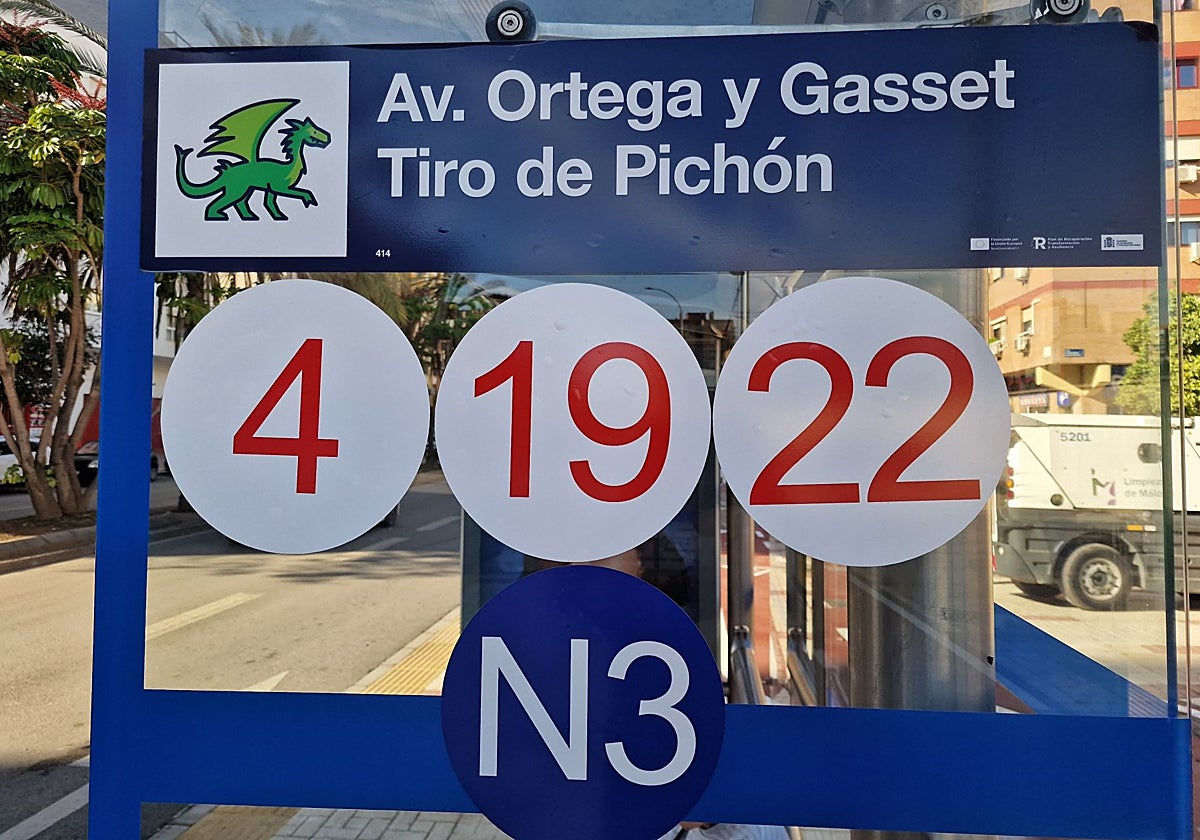 EMT stop represented by a dragon in Tiro de Pichón.