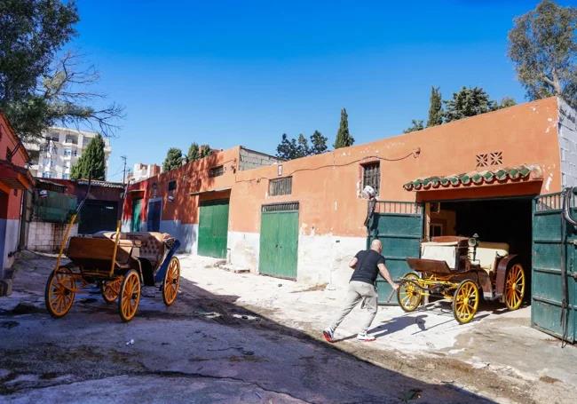 Some belongings were removed from the stables last Thursday.