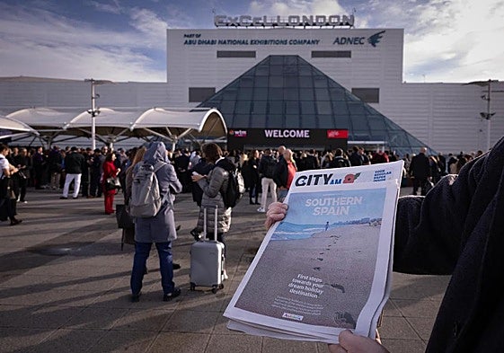The SUR in English special Southern Spain supplement was included in the City A. M. newspaper on the opening day of WTM London 2025
