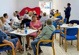 Volunteers and committee members during Wednesday's meeting.