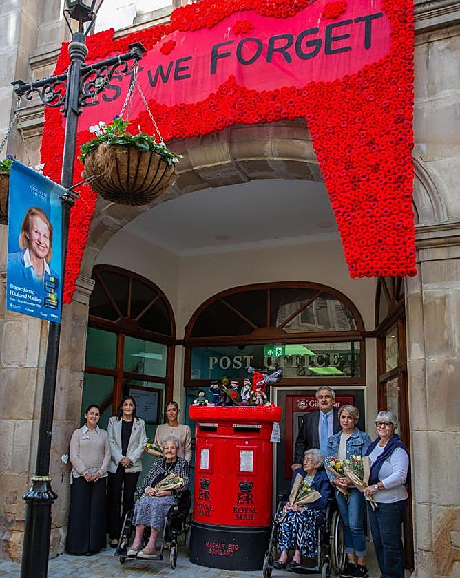 Handcrafted poppy displays honour those who served during Remembrance Day across Gibraltar