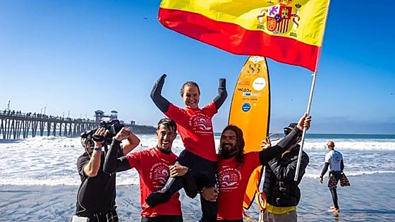 Marbella amputee surfer wins world title to complete historic treble