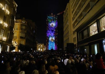 Christmas videomapping show projected onto Malaga Cathedral: these are the times and the dates