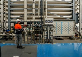 File image of a desalination plant.