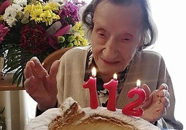 Angelina Torres on her 112th birthday.