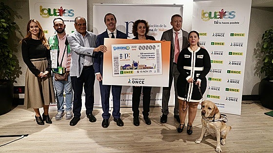 ONCE marks 120 years of Malaga press association with commemorative lottery ticket