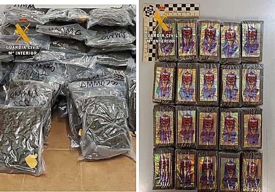 More than 50 kilos of marijuana and hashish seized in police checks on Costa del Sol motorway