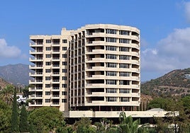 View of the Incosol hotel, which will reopen after a refurbishment.