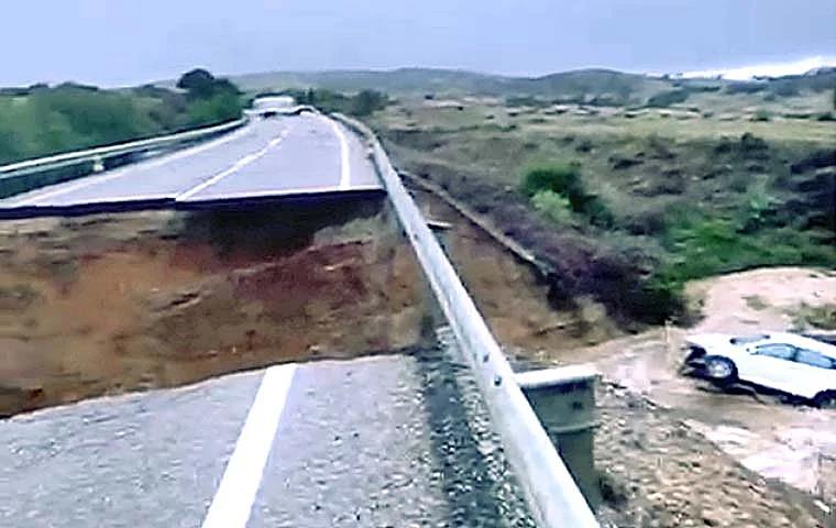 Storm Claudia wreaks havoc in southern Spain, in photos and videos