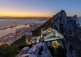 On a clear day, it feels as though you could reach out with you hands and touch Africa from this from this spectacular viewpoint.