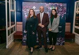 Audisa Rodriguez, Christian Santos and Gabriela García.