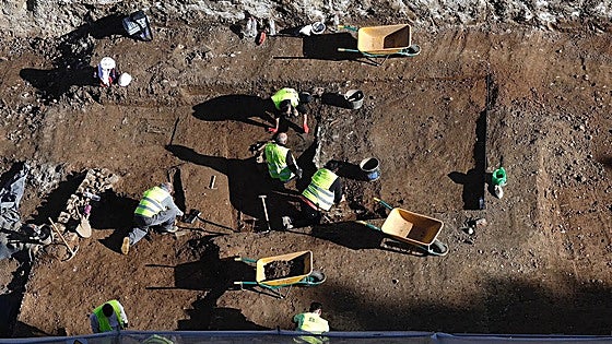 Roman necropolis found at Malaga city metro site is the largest found in the area