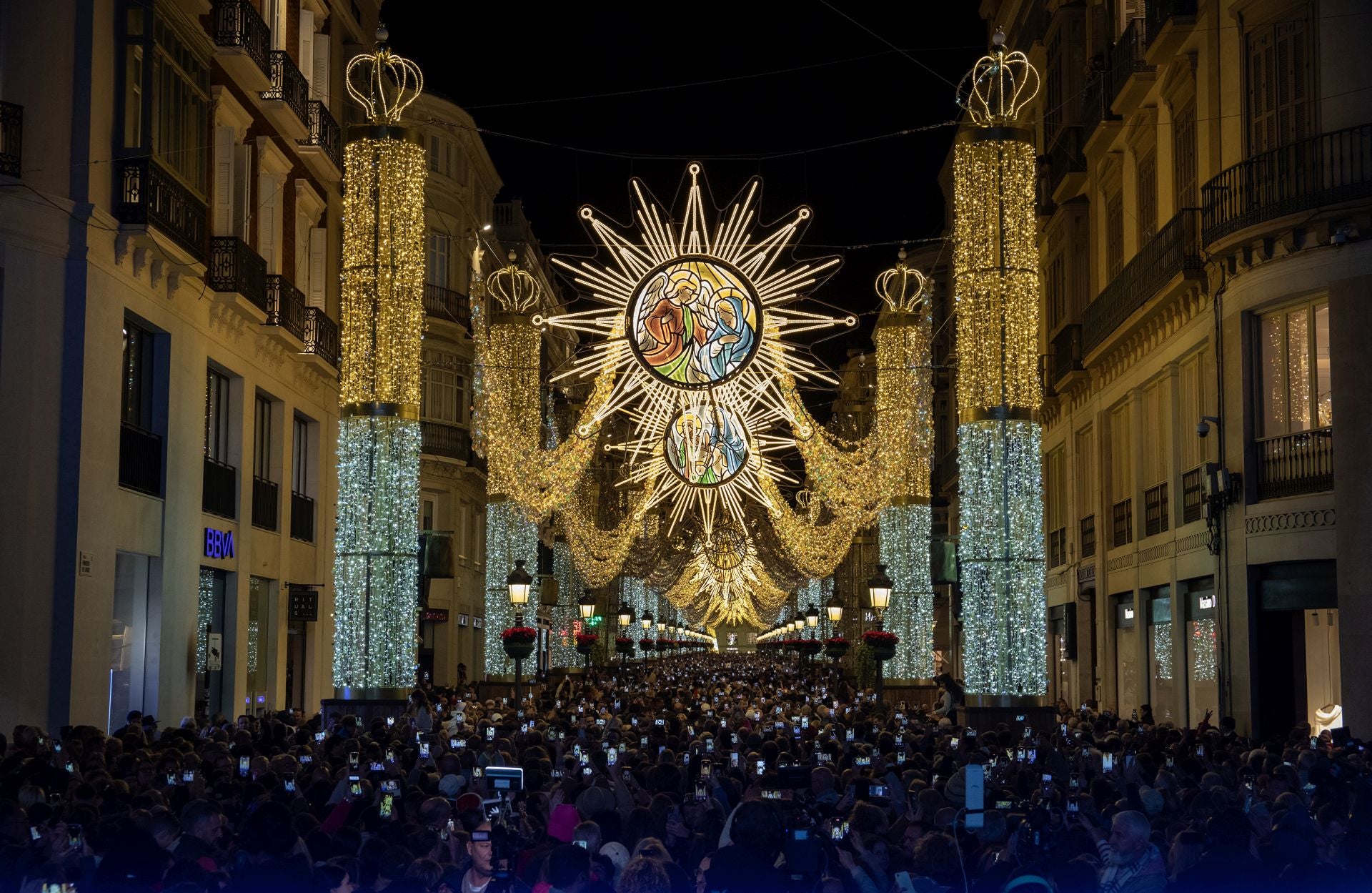 In pictures: Malaga lights up for Christmas