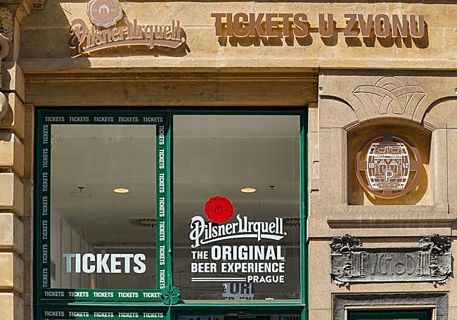 Pilsner Urquell brewery and tasting museum, situated in the Old Town.
