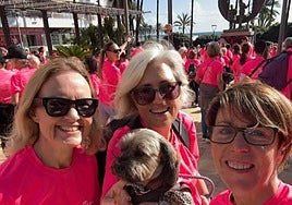 Members of the community group at last month's event in Marbella.