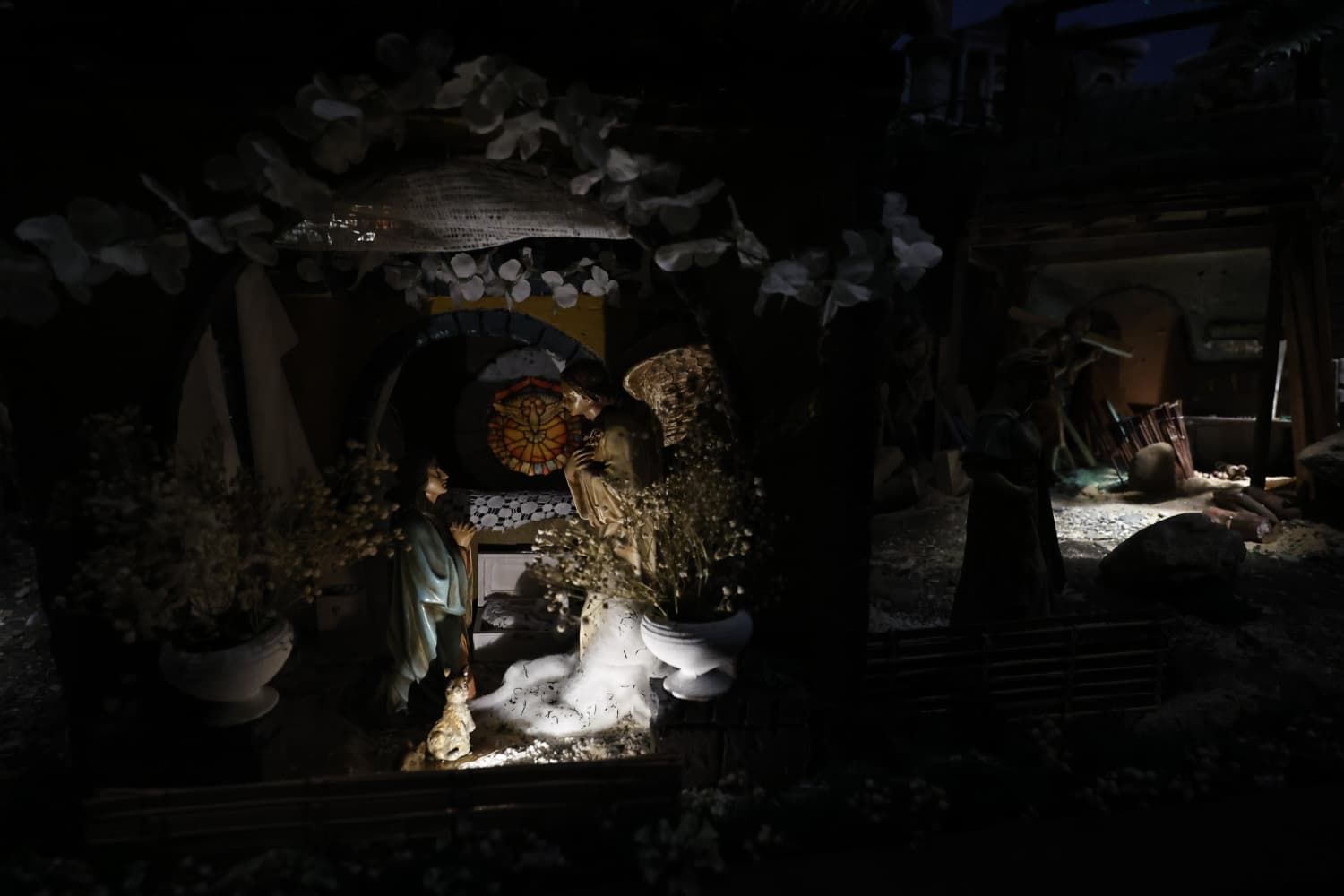 Nativity scenes around the city in pictures