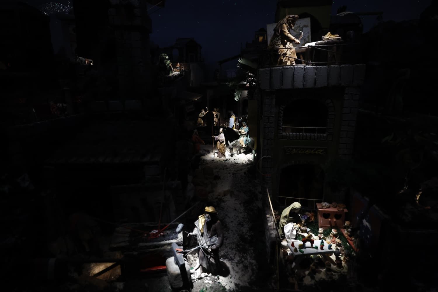 Nativity scenes around the city in pictures