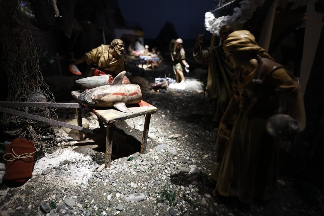 Nativity scenes around the city in pictures