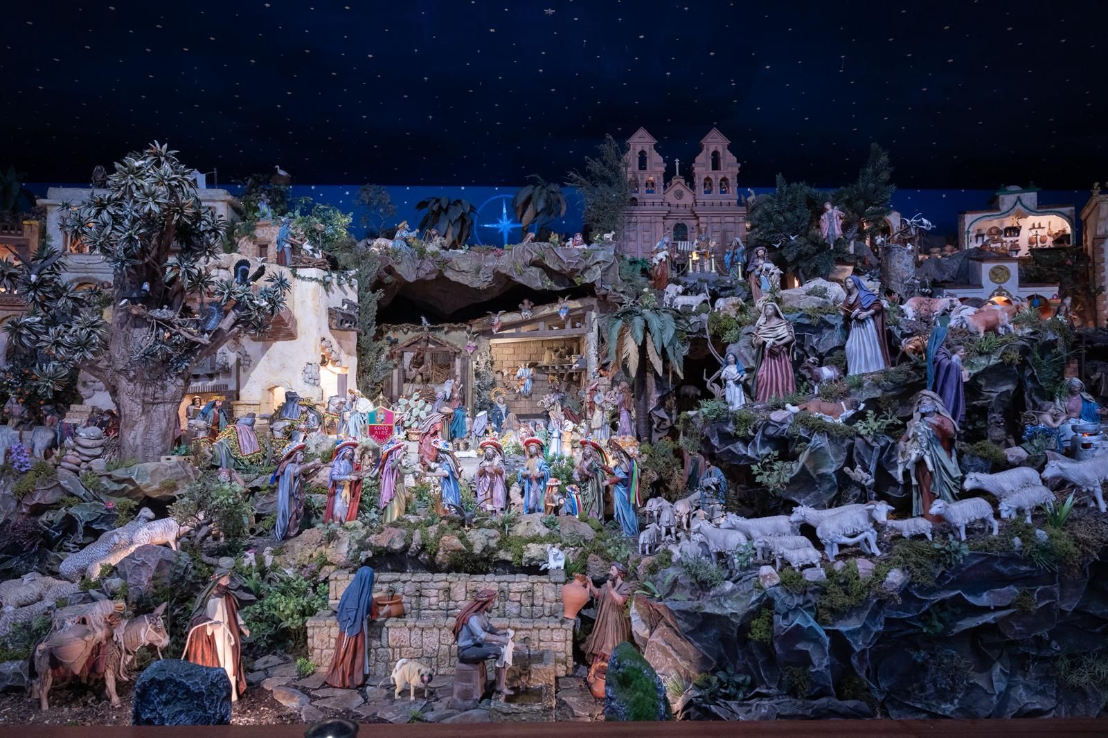Nativity scenes around the city in pictures