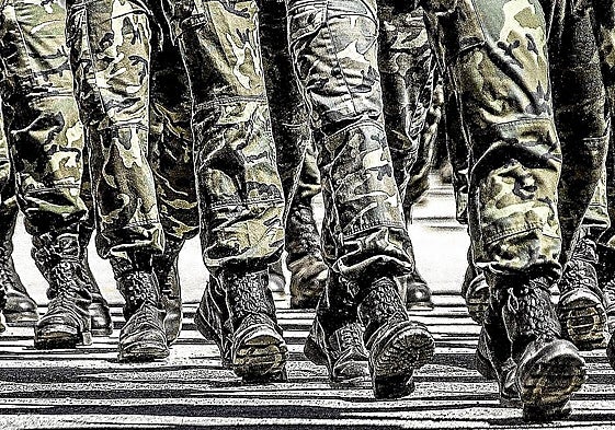 Compulsory military service ended in Spain in 2001.