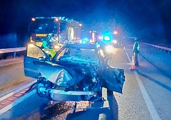Man injured in traffic accident in Malaga province early on Tuesday