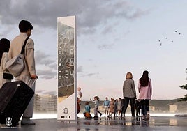 A recreation of what digital tourism tools would look like in Nerja