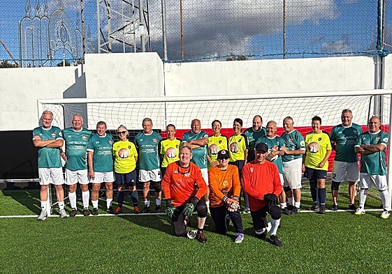 The Costa del Sol Sisters after their friendly match with AC Benahavis.