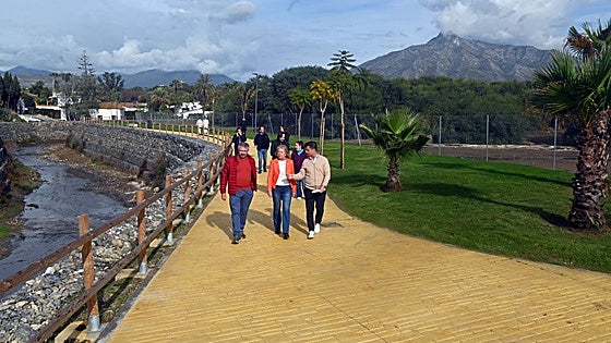 Marbella completes cleaning and refurbishment of stream linking Nueva Andalucía and Puerto Banús