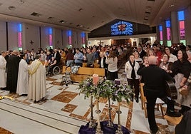 The international carol service at San Andrés church in Torre del Mar on Saturday 13 December