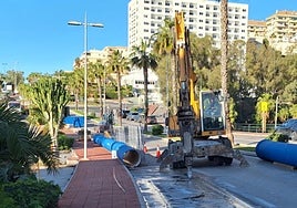Work gets under way in Benalmádena.