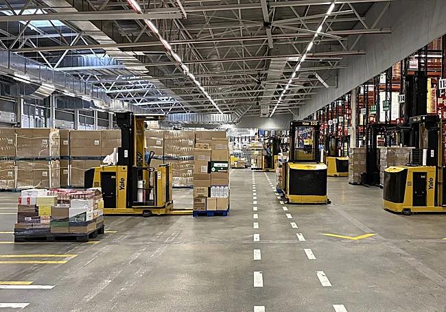 Approximately 300 lorries enter and leave the distribution hub daily.