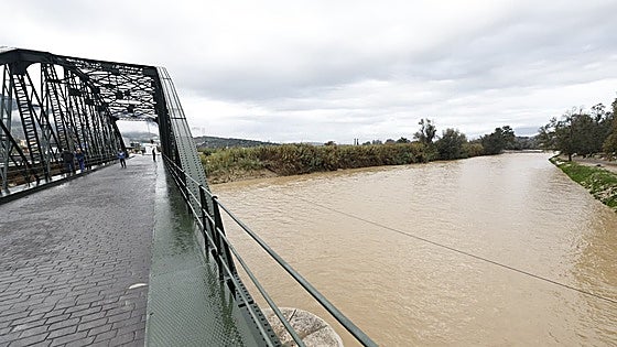 Guadalhorce river, after reaching an all-time high, returns to safe levels in Cártama but is on alert in north of Malaga province