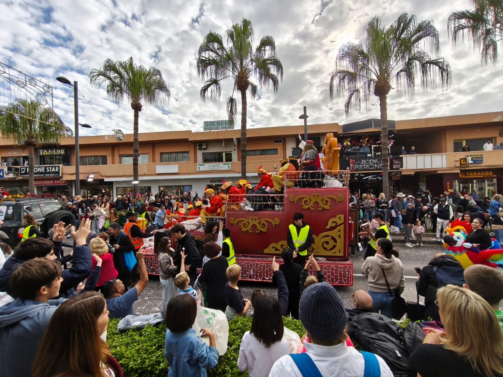Parade in Arroyo de la Miel, Benalmádena.