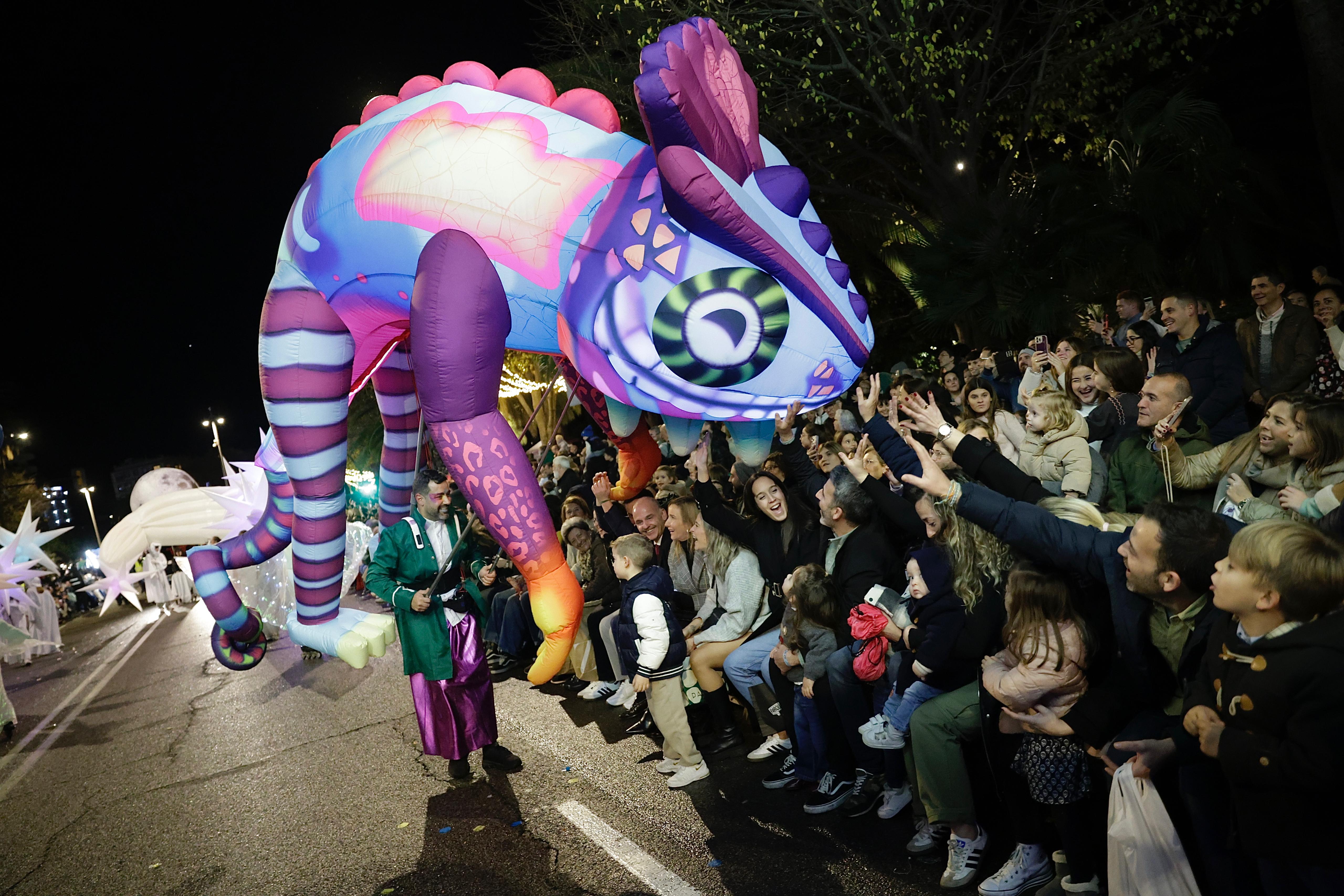 Malaga's Three Kings parade - in pictures