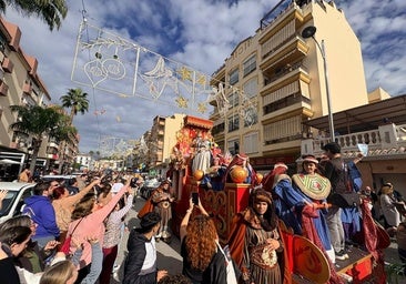 Part of the parade in Vélez-Málaga.