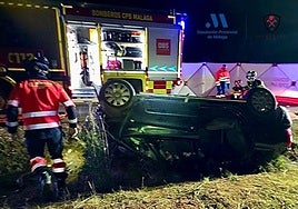 Six people injured in head-on collision between two cars in Malaga province