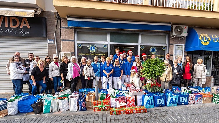 'Terrific community effort' during La Cala de Mijas Lions' festive aid campaign