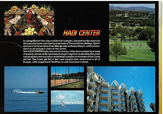Advertising the Hadi Center to potential buyers.