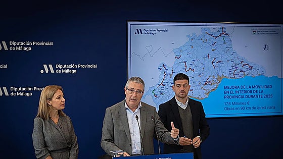 These are the 25 roads that Malaga's provincial authority plans to improve
