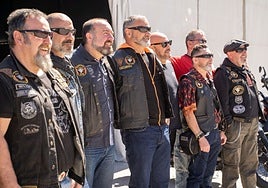 Members of the Harley Davidson Club at last year's rally.