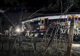 Driver dies after train derails in Barcelona due to bad weather